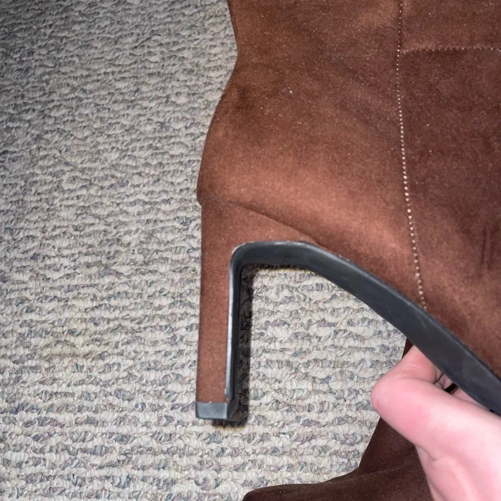 Justfab Lilliana Brown Heel Boots - Picture 4 of 6